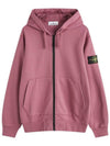 Cotton Fleece Full Zip Hooded Sweatshirt 811564251 V0086 - STONE ISLAND - BALAAN 2