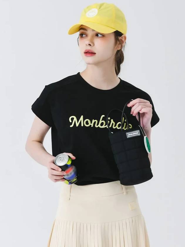 Artwork loose fit sleeveless t-shirt BLACK - MONBIRDIE GOLF - BALAAN 5