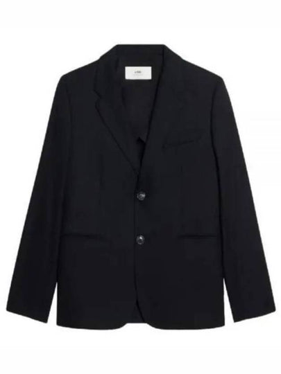 Two Button Blazer Jacket Black - AMI - BALAAN 2