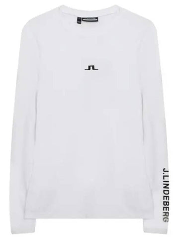 Women s Tecla Crew Neck Top Long Sleeve T Shirt Golf Tee - J.LINDEBERG - BALAAN 1