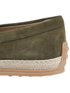 Suede Penny Loafer Khaki - TOD'S - BALAAN 7