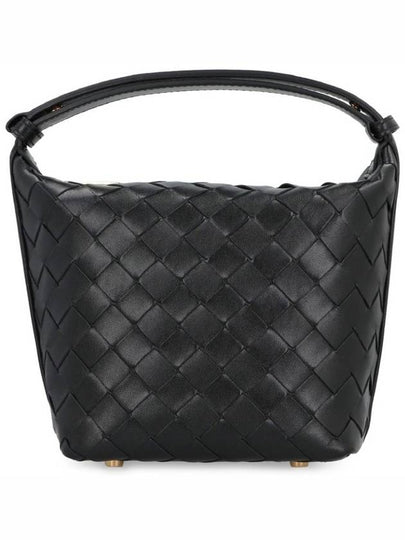 Candy Wallace Intrecciato Tote Bag Black - BOTTEGA VENETA - BALAAN 2