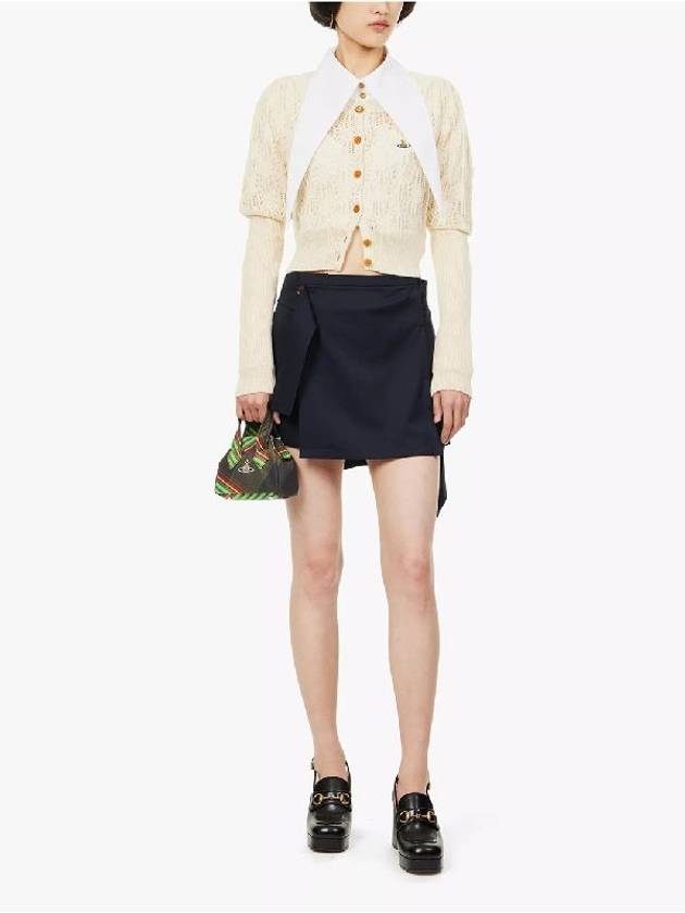 Samantha Cropped Cardigan Ivory - VIVIENNE WESTWOOD - BALAAN 3