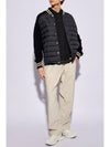 Padded Cotton Cardigan Black - MONCLER - BALAAN 3