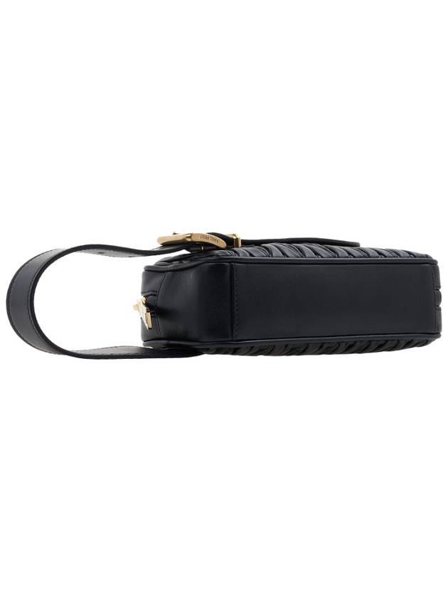 Matelasse Nappa Leather Clutch Bag Black - MIU MIU - BALAAN 6