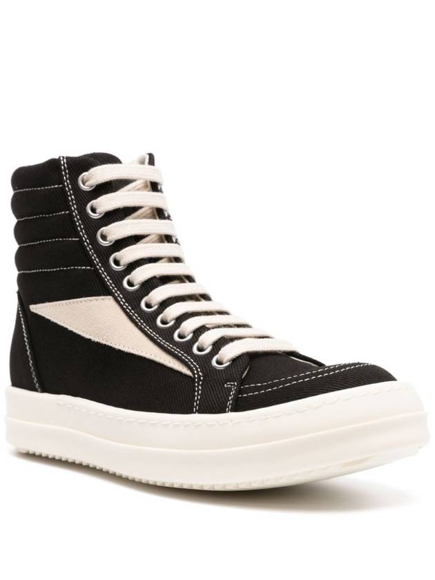 vintage high top sneakers black - RICK OWENS - BALAAN 5