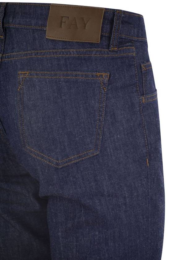 Denim 5-pocket trousers - FAY - BALAAN 4