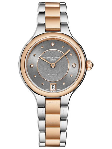 Frederique Constant Delight Automatic Diamond Grey Dial Ladies Watch FC-306LBRD3ER2B - FREDERIQUE CONSTANT - BALAAN 1