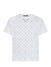 LV Escal Print Short Sleeve TShirt Noir Blanc 1A8QDJ - LOUIS VUITTON - BALAAN 2