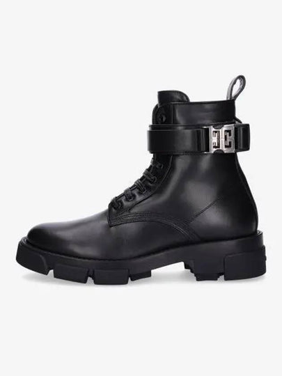 4G Terra Leather Ankle Boots Black - GIVENCHY - BALAAN 2