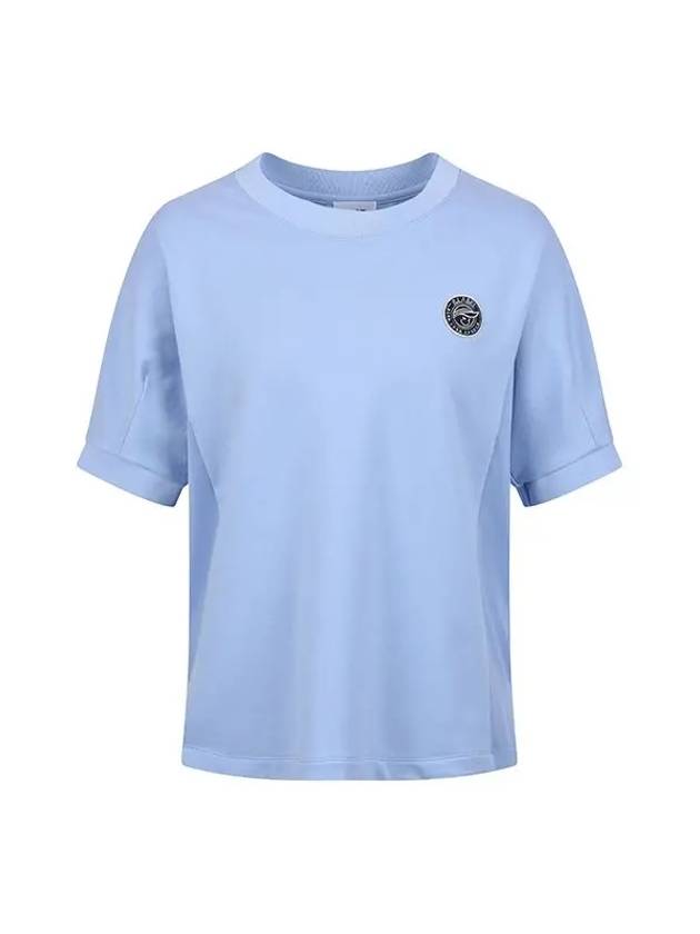 Loose fit wappen short sleeve t-shirt MW3ME190SBL - P_LABEL - BALAAN 8