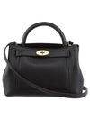 Silky Calf Small Tote Bag Black - MULBERRY - BALAAN 3