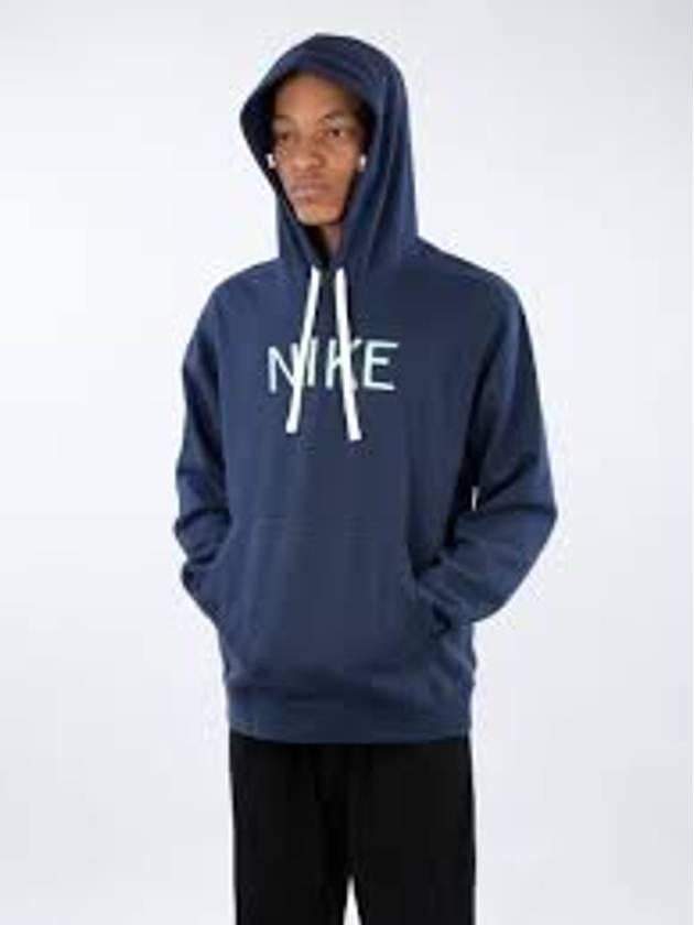 Sportswear Pullover Hoodie Navy - NIKE - BALAAN 3