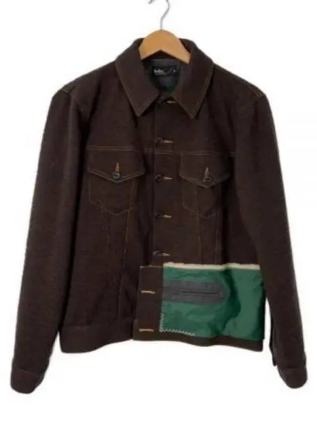 23WCM G11201 B Jacket Brown - KOLOR - BALAAN 1