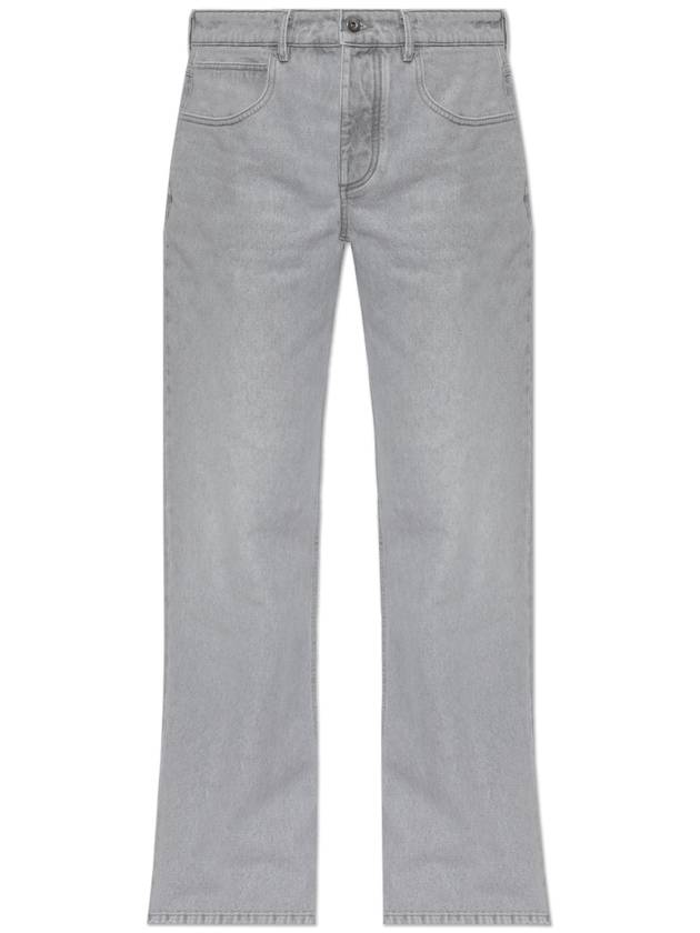 Flare Denim Jeans Light Grey Wash - BOTTEGA VENETA - BALAAN 2