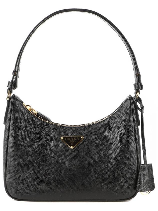 Re-Edition Saffiano Leather Mini Bag Black - PRADA - BALAAN 2