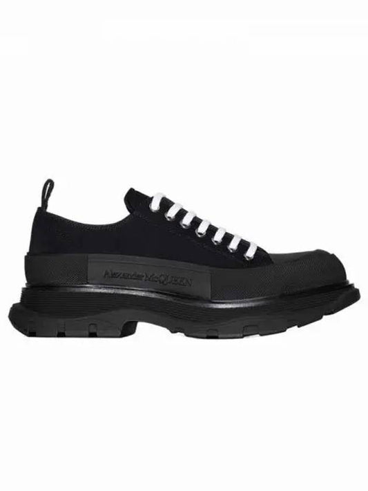 Tread Slick Lace Up Sneakers Black - ALEXANDER MCQUEEN - BALAAN 2