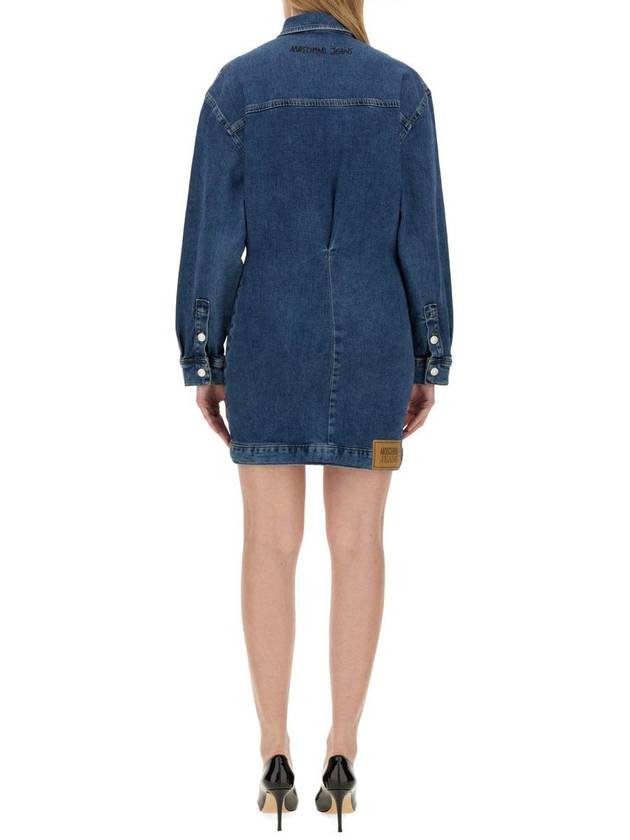 Moschino Jeans Denim Dress - MOSCHINO - BALAAN 3