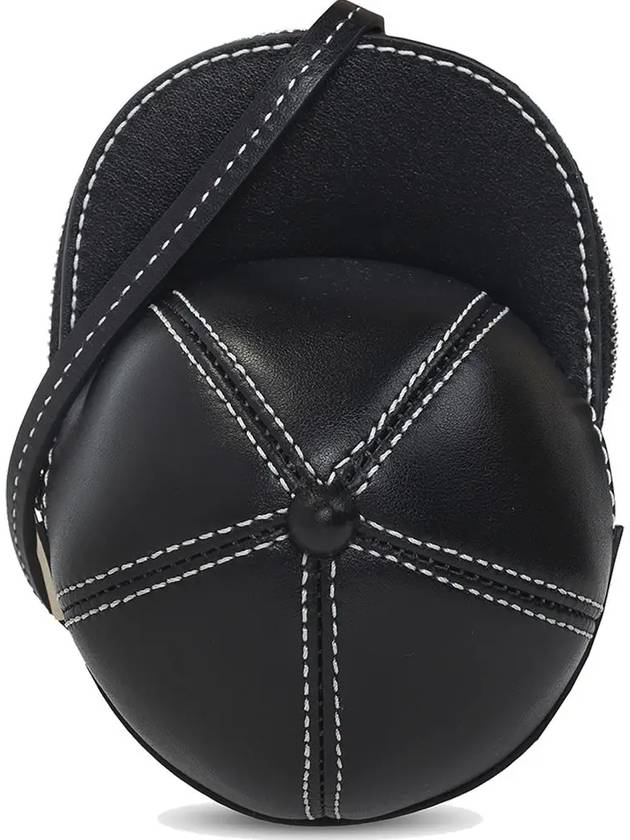 Cap Nano Leather Shoulder Bag Black - JW ANDERSON - BALAAN 2