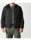 Garment Dyed Crinkle Reps R-Nylon Jacket Black - STONE ISLAND - BALAAN 5