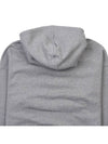 Coeur Sacre Embroidered Lettering Logo Hoodie Grey - AMI - BALAAN 8