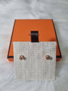 Mini Pop H Pendant Rose Gold & Noir - HERMES - BALAAN 6