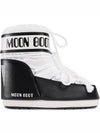 Icon Low Nylon Winter Boots Black White - MOON BOOT - BALAAN 4