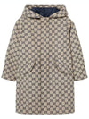 Kids Women s Canvas Hooded Jacket 784456 XWA2M 9118 - GUCCI - BALAAN 2