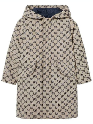 Kids Women s Canvas Hooded Jacket 784456 XWA2M 9118 - GUCCI - BALAAN 1