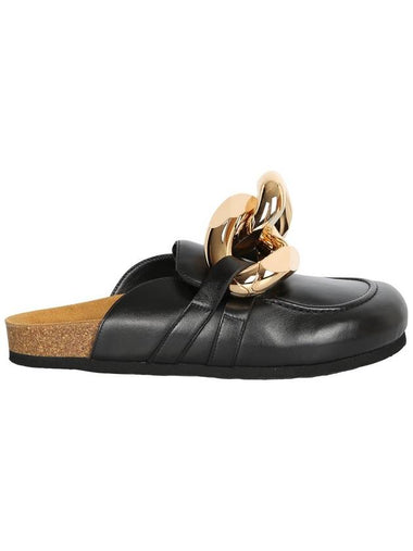 Women's Bold Chain Bloafer Black - JW ANDERSON - BALAAN 1