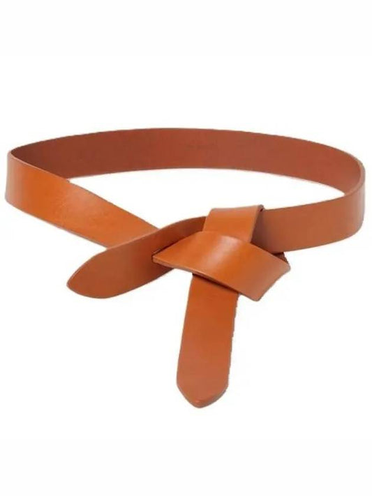 Lecce Knotted Leather Belt Brown - ISABEL MARANT - BALAAN 2