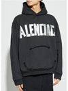 hooded sweatshirt 744441TQVQ9 1073 BLACK - BALENCIAGA - BALAAN 2