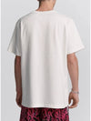 Italic Coral Relaxed-Fit Short Sleeve T-Shirt White - DIOR - BALAAN 5