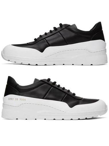 24SS Cross Trainer Sneakers Black White 2263 7506 - COMMON PROJECTS - BALAAN 1