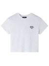 Boxy Rue Madame Short Sleeve T-Shirt White - A.P.C. - BALAAN 2