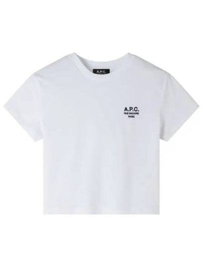 Boxy Rue Madame Short Sleeve T-Shirt White - A.P.C. - BALAAN 2