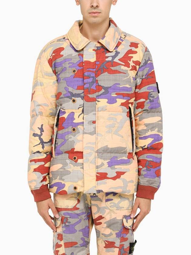 Camouflage Heritage Camo Ripstop Nylon Padding - STONE ISLAND - BALAAN 5