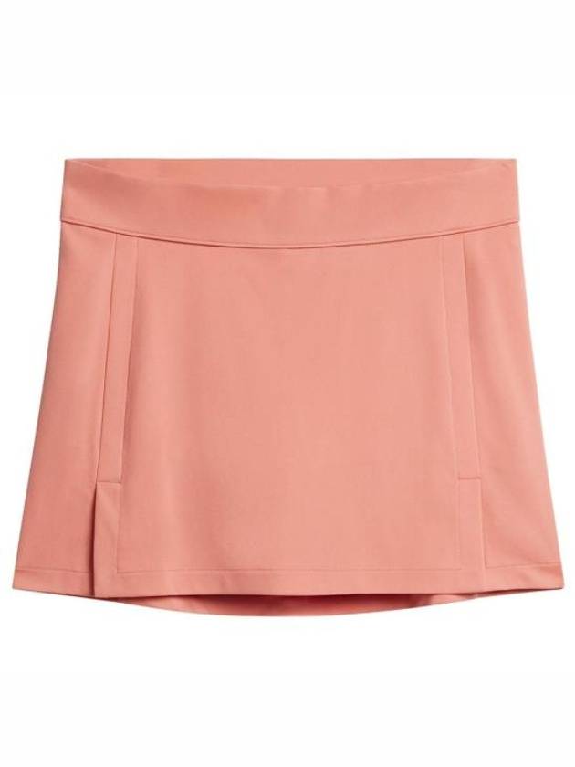 Amelie Golf A-Line Skirt Burnt Coral - J.LINDEBERG - BALAAN 1