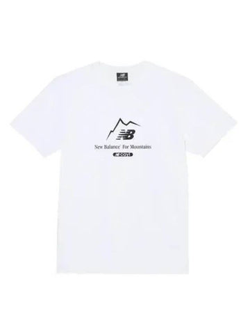 Kale Ice Short Sleeve T Shirt White - NEW BALANCE - BALAAN 1