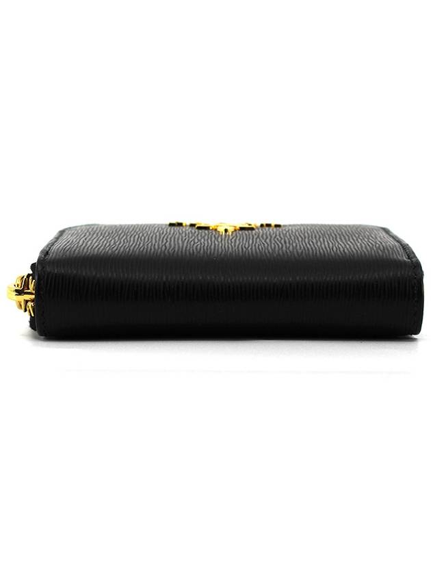 Vitello Move Leather Coin Wallet Black - PRADA - BALAAN 5