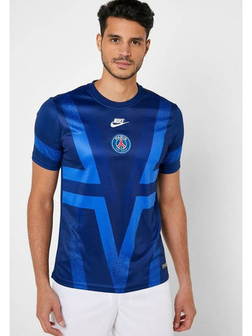 01BV2130496X Paris SaintGermainPreMatch Shirt 19 20 SeasonBlue - NIKE - BALAAN 1