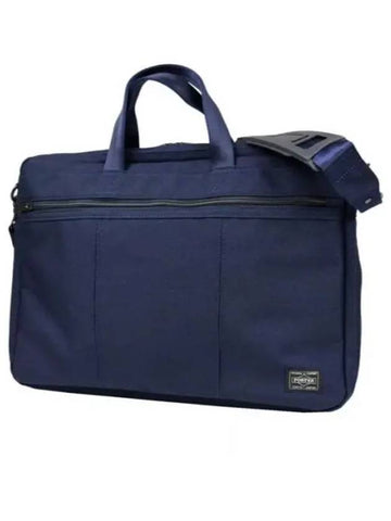 Tension 2 Way Brief Case Navy - PORTER YOSHIDA - BALAAN 1