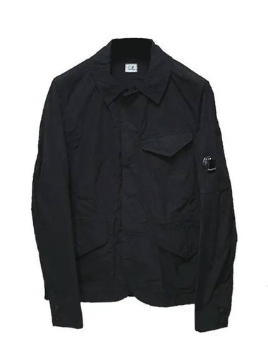 Range Wappen Nylon Jacket Black - CP COMPANY - BALAAN 1