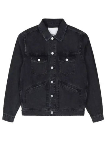 Django denim jacket faded black - ISABEL MARANT - BALAAN 1