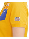 Women's Rook of Polo Short Sleeve T-Shirt Yellow - HORN GARMENT - BALAAN 10