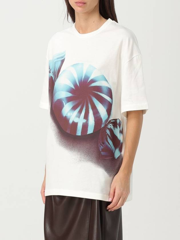 T-shirt Jil Sander in cotone con stampa - JIL SANDER - BALAAN 4