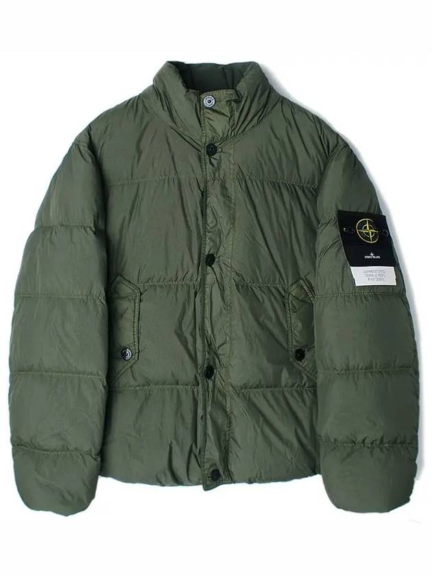 Stone Crinkle Wraps Padding Khaki Green 811540123 - STONE ISLAND - BALAAN 1