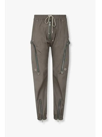 MEN Cotton Cargo Jogger Pants Dark Beige - RICK OWENS - BALAAN 1