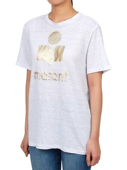 Isabel Marant Zwell Women s Short Sleeve T Shirt TS0001FB A1N10E WHLG - ISABEL MARANT ETOILE - BALAAN 2