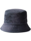 Canvas Bucket Hat Baltic Blue - PRADA - BALAAN 1